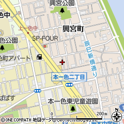 東京都江戸川区興宮町5周辺の地図