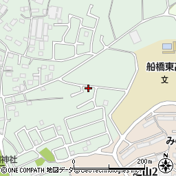 千葉県船橋市高根町698-7周辺の地図