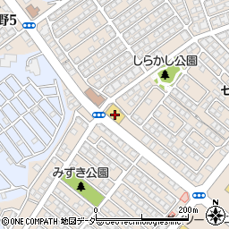 ウエルシア薬局　佐倉染井野店周辺の地図