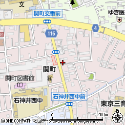 東京都練馬区関町南3丁目6-4周辺の地図