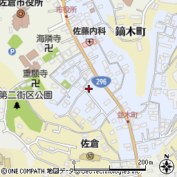 千葉県佐倉市並木町28周辺の地図