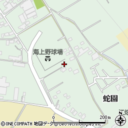 千葉県旭市蛇園2481周辺の地図