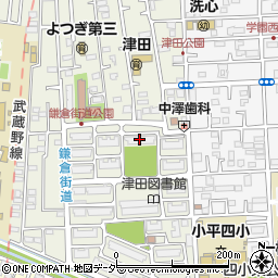 都営津田町三丁目アパート周辺の地図
