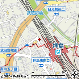 東京都福生市熊川1708-14周辺の地図