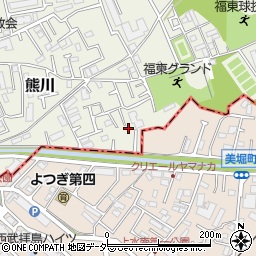 東京都福生市熊川1690-7周辺の地図