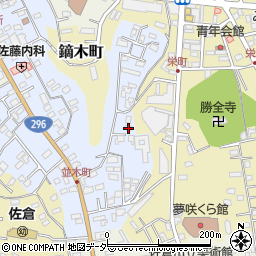千葉県佐倉市並木町218-3周辺の地図