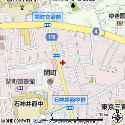 東京都練馬区関町南3丁目6-6周辺の地図