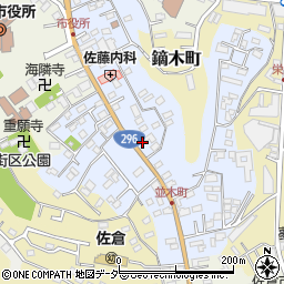千葉県佐倉市並木町21周辺の地図