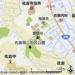 重願寺周辺の地図
