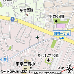 東京都練馬区関町南3丁目2周辺の地図