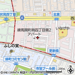 東京都練馬区関町南4丁目22周辺の地図