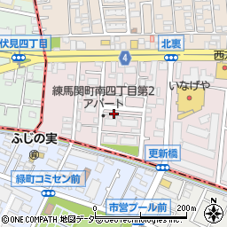 東京都練馬区関町南4丁目22周辺の地図