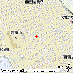 千葉県船橋市西習志野周辺の地図
