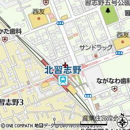 新京成パーキング北習志野駅前ビル駐車場周辺の地図