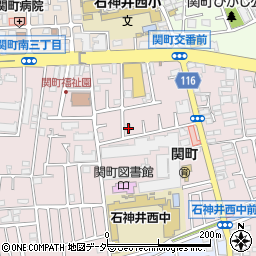 東京都練馬区関町南3丁目12-11周辺の地図