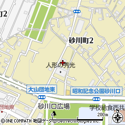 秀光人形立川砂川店周辺の地図