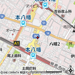ＳＭＢＣ日興証券株式会社本八幡支店周辺の地図
