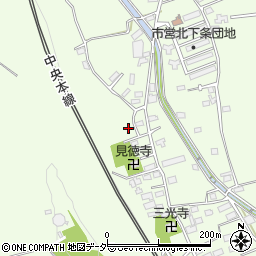 山梨県韮崎市藤井町北下條1834周辺の地図