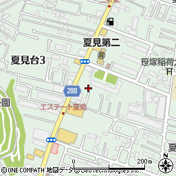 千葉県船橋市夏見台2丁目4-8周辺の地図