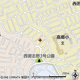 千葉県船橋市西習志野1丁目55周辺の地図