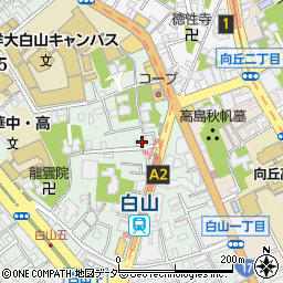くし家串猿　白山店周辺の地図