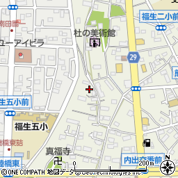 東京都福生市熊川335周辺の地図