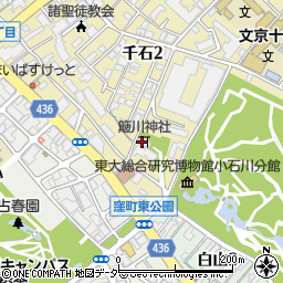 簸川神社周辺の地図