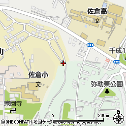 千葉県佐倉市鏑木町1047-59周辺の地図