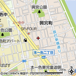 東京都江戸川区興宮町8-1周辺の地図