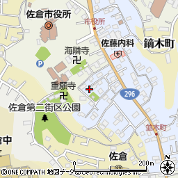 千葉県佐倉市並木町156周辺の地図