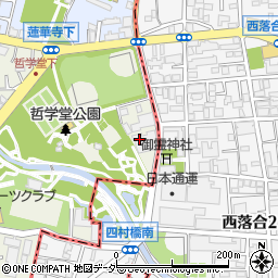 東京都中野区松が丘1丁目35周辺の地図