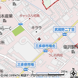 デリカフーズ　西東京ＦＳセンター周辺の地図