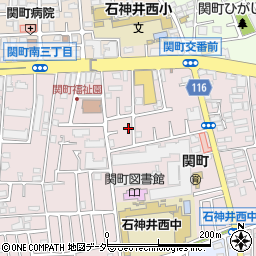 東京都練馬区関町南3丁目14-25周辺の地図