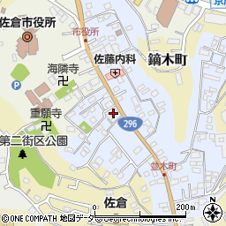 千葉県佐倉市並木町121周辺の地図