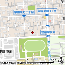 警視庁清明寮周辺の地図