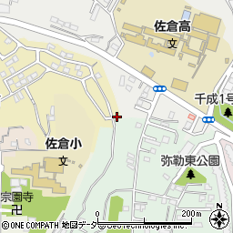 千葉県佐倉市鏑木町1047周辺の地図