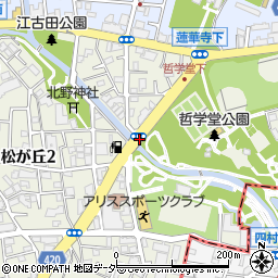 中野通パーキングメーター１周辺の地図