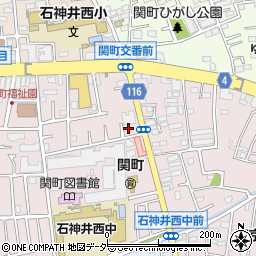 東京都練馬区関町南3丁目12-2周辺の地図