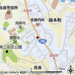 千葉県佐倉市並木町118周辺の地図