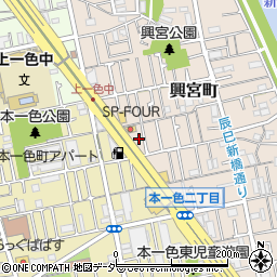 東京都江戸川区興宮町9周辺の地図