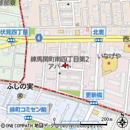 東京都練馬区関町南4丁目23周辺の地図