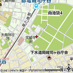 香教寺周辺の地図