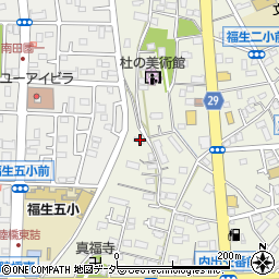 東京都福生市熊川336-1周辺の地図