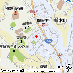 千葉県佐倉市並木町163周辺の地図