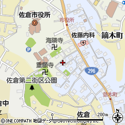 千葉県佐倉市並木町160周辺の地図