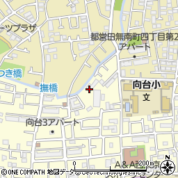 西東京市　向台第二学童クラブ周辺の地図