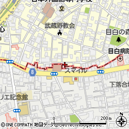 東京都豊島区目白5丁目2-14周辺の地図