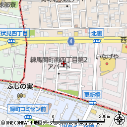 東京都練馬区関町南4丁目23-12周辺の地図