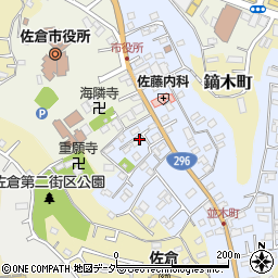 千葉県佐倉市並木町165周辺の地図