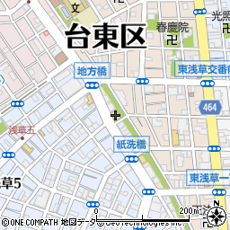 デニーズ東浅草店周辺の地図